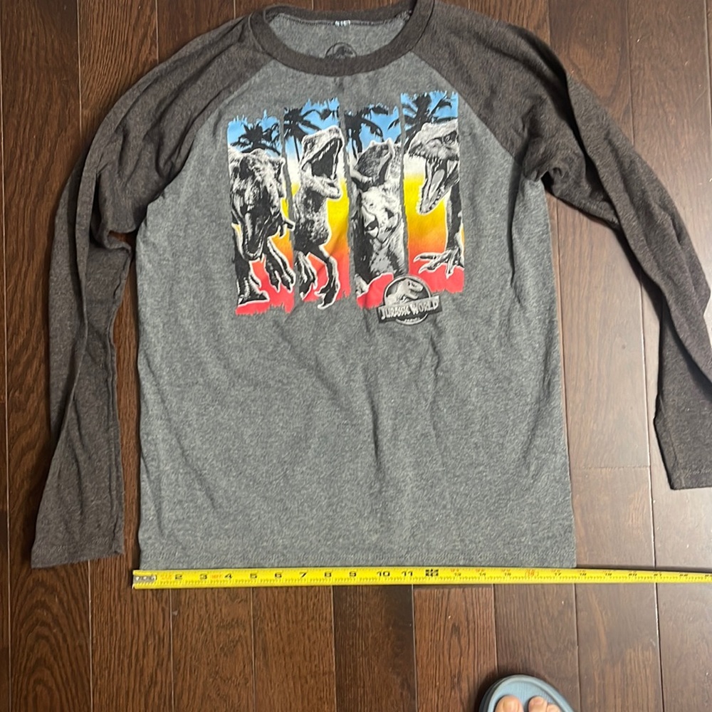 Jurassic world cotton long sleeve T